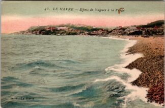 43 le Havre Effets de Vagues à la plage
