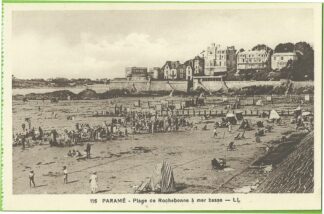 116 Paramé Plage de Rochebonne à mer basse