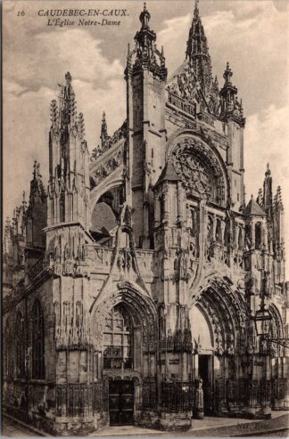 16 Caudebec-en-caux l'église Notre-Dame