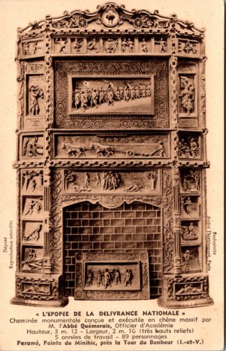 l'Épopée de la Délivrance nationale Cheminée monumentale Paramé, Pointe du Minihic, Près la Tour du Bonheur