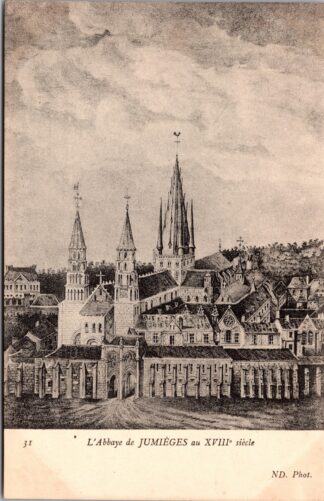 31 l'abbaye de Jumièges Au XVIIIe siècle