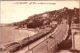 La Havre la Hêve la falaise et la plage