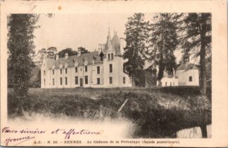 50 Rennes le Château de Ia prévalaye façade Postérieure