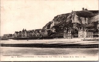 143 Sainte-Adresse Nice-Havrais les villas et la falaise de la Hève