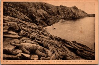 8 Rothéneuf Un Groupe de Rochers Sculptés et le Veau Marin