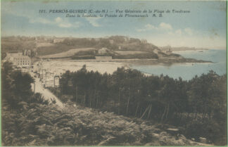 Perros-Guirec 101 vue générale de la plage de trestraou