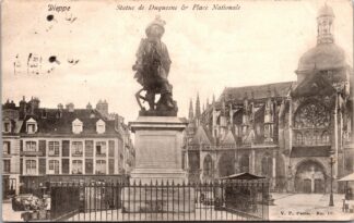 dieppe Statue de duquesne et place nationale