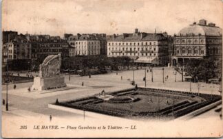 395 le Havre place gambetta et le Théâtre