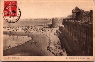276 Saint-Malo le Château et la grande plage