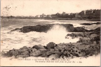 11 Saint-Malo la grève de Malo vue prise du Grand Bey