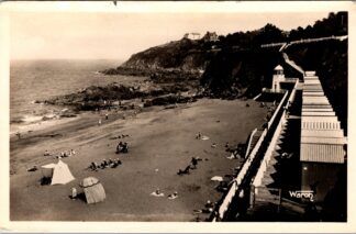 9154 Saint-Quay-Portrieux la plage du châtelet et la pointe du Sémaphore