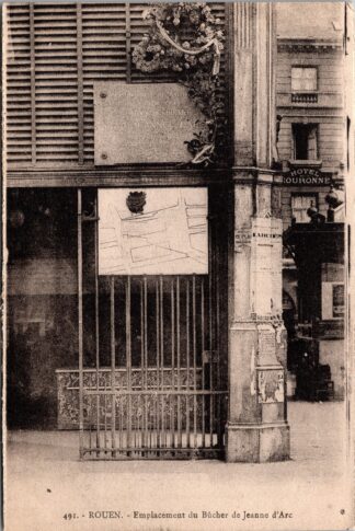 491 Rouen emplacement du Bûcher de Jeanne D’arc