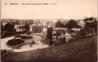 71 Rennes Vue prise de la cascade du Thabor