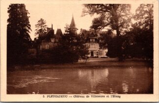 5 Pleucadeuc château de villeneuve et l'étang