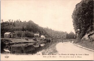 1758 bords de la rance le chemin de hallage de Livet à Dinan