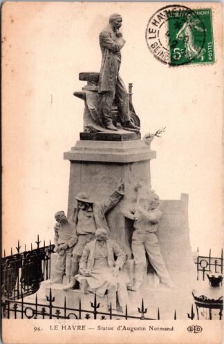 94 le havre Statue D'augustin Normand