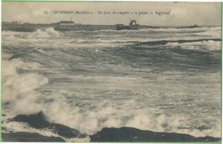 67 Quiberon un jour de tempête à la pointe de Beg Land