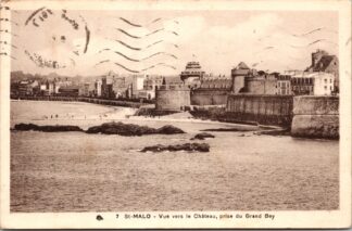 7 Saint-Malo Vue Vers le Château prise du Grand Bey