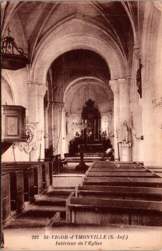 282 Saint-Vigor-d'Ymonville intérieur de l'eglise