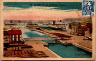 90 Le Havre le port et les bassins