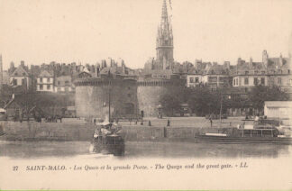 27 Saint-Malo - Les Quais et la grande Porte - The Quays and the great gate