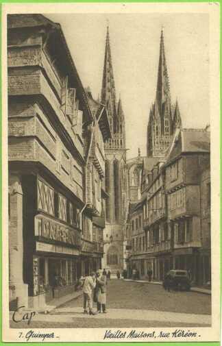 7. Quimper - Vielles Maisons, rue Kéréon.