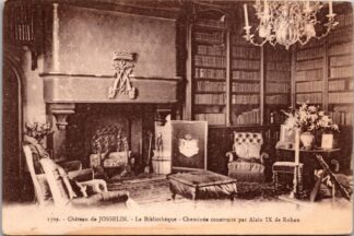 1709 Château de Josselin la Bibliothèque Cheminée Construite Par alain IX de Rohan
