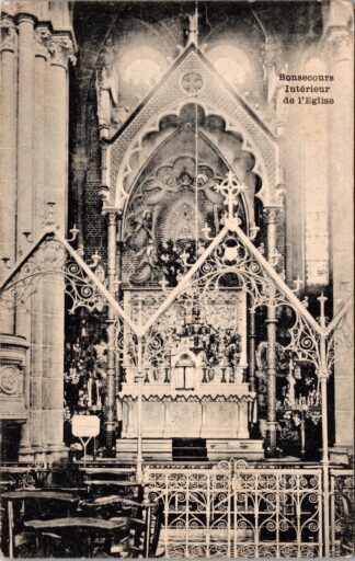 Bonsecours intérieur de l'eglise