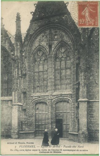7 Ploërmel eglise saint armel façade côté nord