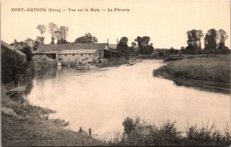 Pont-Authou Vue Sur la Risle la Fibrerie