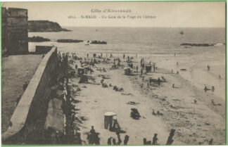 Saint-Malo 2821 Un coin de la plage du Château