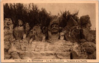 2 Rothéneuf les Rochers Sculptés Gargantua et Sa famille