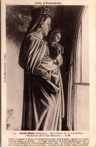 79 Saint-Malo Notre-Dame de la Grand porte Protectrice de la Cité Malouine