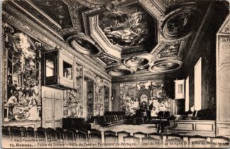 15 Rennes palais de justice salle de l'ancien parlement de Bretagne loge de Mme de Sévigné et d'anne de bretagne
