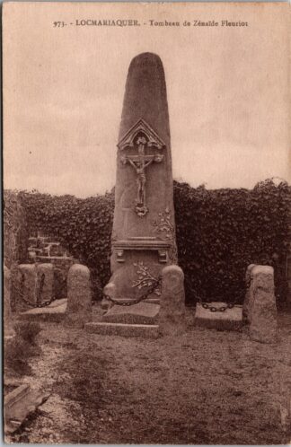 973 Locmariaquer Tombeau de zénaïde fleuriot