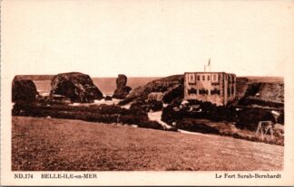 174 belle-ile-en-mer le Fort Sarah-Bernhardt Sauzon