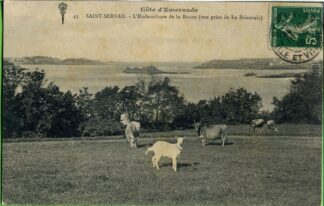 43 Saint-Servan l'embouchure de la Rance vue prise de la Briantais