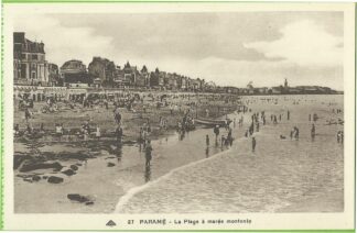 27 Paramé La plage à marée montante