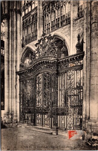39 Rouen Grilles de l'eglise Saint-Ouen