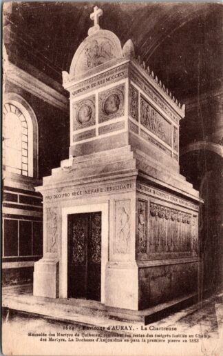 1624 Sainte-Anne-d'Auray la chartreuse mausolée des martyrs de quiberon