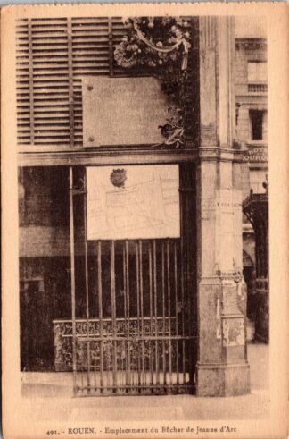 491 Rouen emplacement du Bûcher de Jeanne D’arc