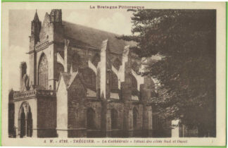 5723 Tréguier la cathédrale détails des côtés sud et ouest