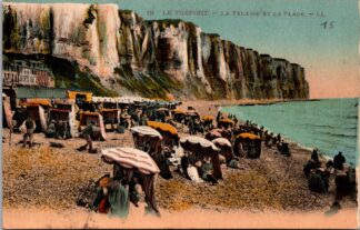 19 le Tréport la falaise et la plage