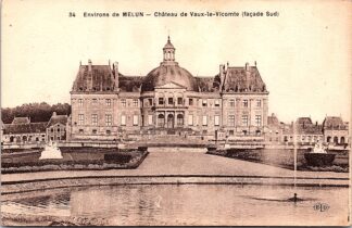 34 Environs de Melun Château de vaux-le-vicomte (façade Sud)