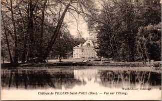 Château de Villers-Saint-Paul vue sur l'Etang