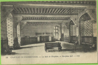 12 Château de Pierrefonds La salle de réception